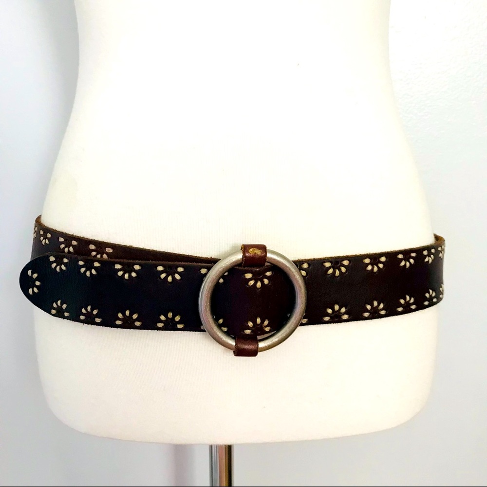 Embroidery Leather Belt